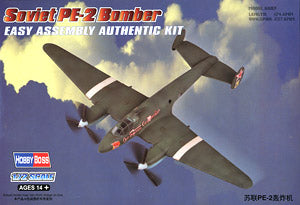 Hobby Boss 1/72 scale aircraft models 80296 Soviet Pe-2 bombers