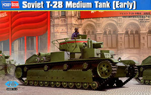 Hobby Toss 1/35 scale tank models 83851 Soviet T-28 super heavy tank pre-type