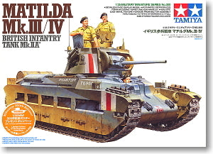 TAMIYA 1/35 scale models 35300 Matilda MK.III / IV Infantry Tank Mk.IIA