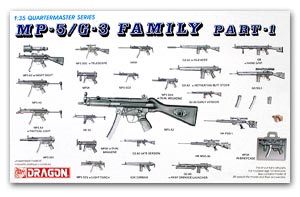 1/35 scale model Dragon 3803 MP-5 / G-3 FAMILY PART-1