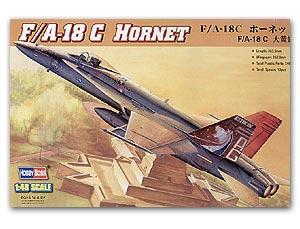 Hobby Boss 1/48 scale aircraft models 80321 F / A-18C Hornet carrier-based combat attack aircrafts