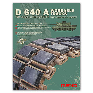 MENG SPS-016 Leopard 1 tanks with D640A Department movable link crawler