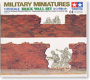 TAMIYA 1/35 scale models 35028 1/35 Military model scene with brick wall