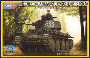 Hobby Boss 1/35 scale tank models 80136 PzKpfw.38 (t) Ausf.E / F light chariot