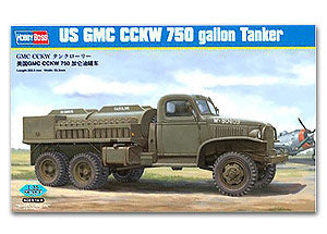 Hobby Boss 1/35 scale tank models 83830 World War II US GMC CCKW 750 gallons fuel supply truck