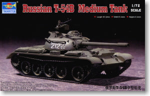 Trumpeter 1/72 scale model 07281 Soviet T-54B medium chariot