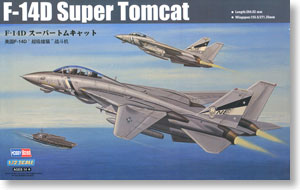 Hobby Boss 1/72 scale aircraft models 80278 F-14D male cat carrier fighter