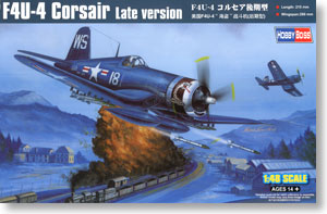 Hobby Boss 1/48 scale aircraft models 80387 Water F4U-4 "Pirates" carrier-based fighter late *