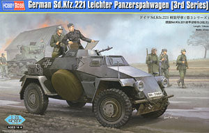 Hobby Boss 1/35 scale tank models 83812 Germany Sd.Kfz.221 Armored reconnaissance vehicle (3 batches) *