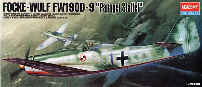 ACADEMY 12439/1611 Siofok - Wolf Fw190D-9 fighter "parrot squadron"