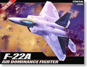 ACADEMY 12423 F-22A "Raptor" fighter