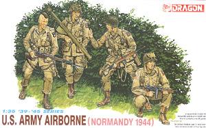 1/35 scale model Dragon 6010 US Army paratroopers (Norman 1944)