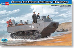 Hobby Boss 1/35 scale tank models 82461 Germany LWS amphibious tractor 2 prototype car *