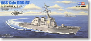 Hobby Boss 1/700 scale war ship models 83410 US Navy Burke Level I DDG-67 "Cole" Missile Destroyer *