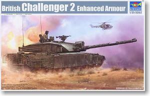 Trumpeter 1/35 scale model 01522 British Challenger 2 main battle tank heavy armor with additional fence type