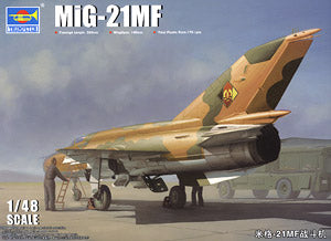 Trumpeter 1/48 scale model 02863 MiG-21MF "fisherman J" fighter
