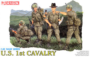1/35 scale model Dragon 3312 US Army 1st Cavalry Division "Vietnam Battlefield"