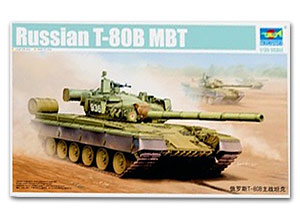 Trumpeter 1/35 scale tank model 05565 Soviet T-80B main battle tank