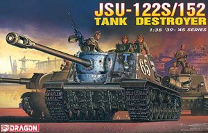1/35 scale model Dragon 6047 Soviet / Chinese JSU-122S / 152 expulsion chariot