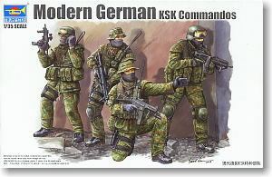 Trumpeter 1/35 scale soldier figure model 00422 German Special Forces Commando (KSK)