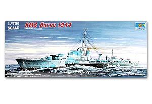 Trumpeter 1/700 scale model 05759 Canadian Navy Tribe G24 "Huron" destroyer 1944