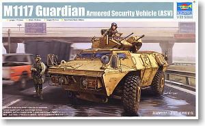 Trumpeter 1/35 scale model 01541 M1117 Guardian 4X4 wheeled armored patrol car