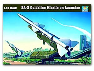 Trumpeter 1/35 scale model 00206 SA-2 Guideline Missile on Launcher