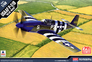 ACADEMY 12303 North American P-51B Mustang fighter "to commemorate the 70th anniversary of the Battle of Normandy."