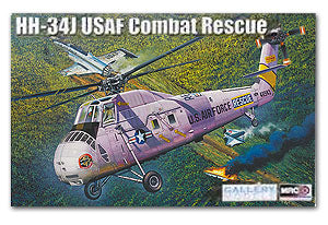 MRC 1/48 scale model 64104 US Air Force HH-34J Choceto search helicopter Combat Resue