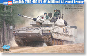 Hobby Boss 1/35 scale tank models 82475 Sweden CV90-40C infantry fighting vehicle with armor type