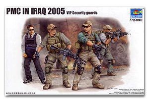 Trumpeter 1/35 scale soldier figure model 00420 military contractor in Iraq