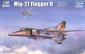 Trumpeter 1/48 scale model 05802 MiG-27 "Flogger D" fighter bombera