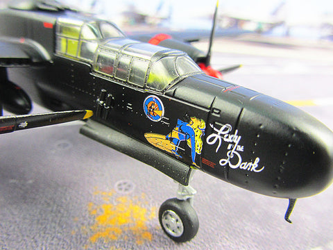 KNL Hobby diecast model P-61B AF1 black widow night fighter model in the Dark Lady Okinawa 1:72 US Airforce