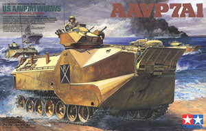 TAMIYA 1/35 scale models 35159 US Marine Corps AAVP7A1 Amphibious Combat Armored Vehicle