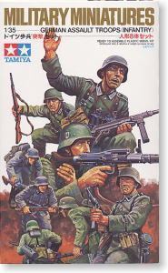 TAMIYA 1/35 scale models 35030 World War II German infantry assault group