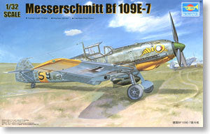 Trumpeter 1/32 scale model 02291 Messers Mitter Bf109E-7 Fighter *