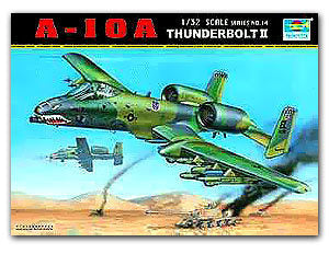 TRUMPETER 1/32 scale model 02214 A-10A Thunderbolt II Attacker
