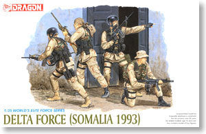 1/35 scale model Dragon 3022 Delta Special Forces "Somalia Mogadishu 1993"