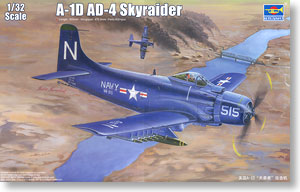 Trumpeter 1/32 scale model 02252 A-1D / AD-4 air attacker carrier attack aircrafta *