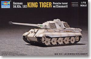 Trumpeter 1/72 scale model 07292 Kfz 6 heavy truck tiger king turret anti-magnetic drape type