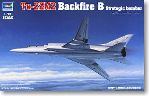 Trumpeter 1/72 scale model 01655 Tu-22M2 backfire B supersonic bomber