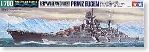 TAMIYA 1/700 scale model 31805 German navy "Prince Eugen" heavy cruiser