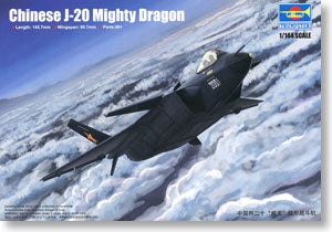 Trumpeter 1/144 scale model 03923 China J-20 (F-20) "Veyron" fighter