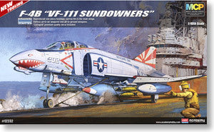 ACADEMY 12232 F-4B Phantom II fighter aircrafts carriers "VF-111 shooting days were"