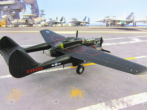 KNL Hobby diecast model P-61B AF1 black widow night fighter model in the Dark Lady Okinawa 1:72 US Airforce