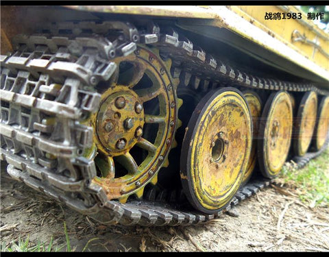 KNL HOBBY Heng Long, 1:16 Tiger RC tank model remote control car shell foundry heavy coating of paint to do the old