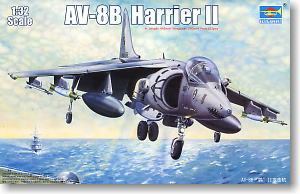 Trumpeter 1/32 scale model 02229 AV-8B Harrier II carrier attack aircrafta