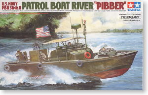 TAMIYA 1/35 scale models 35150 US Navy PBR31 MK.II "Bibo" river patrol speedboat