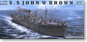 Trumpeter Scale military models 05308 American navy "S.S, John, W, Brown" free wheel