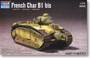 Trumpeter 1/72 scale model 07263 France Chal B1bis heavy chariot